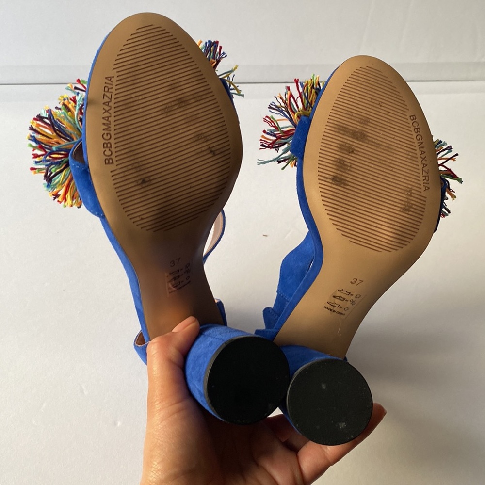 BCBGMaxAzria Blue Elegant Heels - Picture 5 of 7